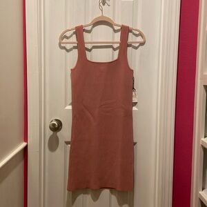 NWT Forever 21 Rose Ribbed Bodycon Thick Knit Dress
